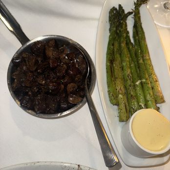Ruth's Chris Steak House - Cremini mushrooms & asparagus - Steakhouses Near Me - St. Louis, Missouri