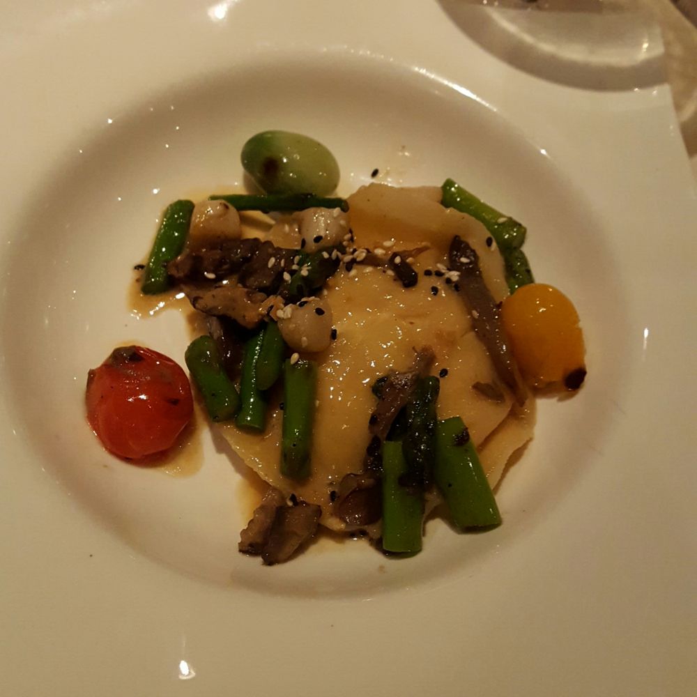 Pamplemousse Grille - Lobster ravioli - New American Near Me - Solana Beach, California
