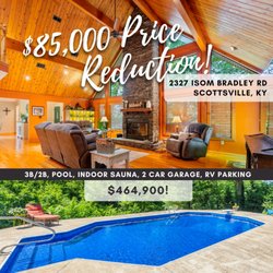 Alicia Bequette - Reliant Realty - $85k Price Reduction! 2327 Isom Bradley Rd, Scottsville, KY
