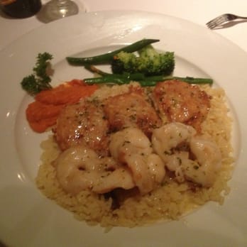 The Iron Gate - Scallops and shrimp entree. - French Near Me - Belmont, California