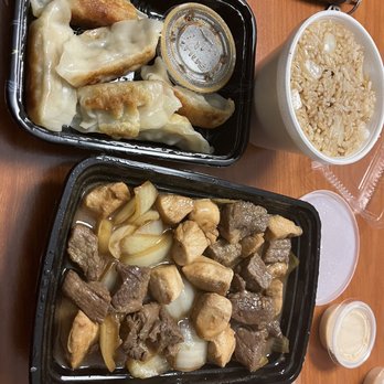 Tokyo C - Hibachi chicken & steak, fried rice, gyoza, and spring rolls - Japanese Near Me - Wrightstown, New Jersey