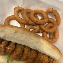 Shrimp Sandwich Sub Onion Ring