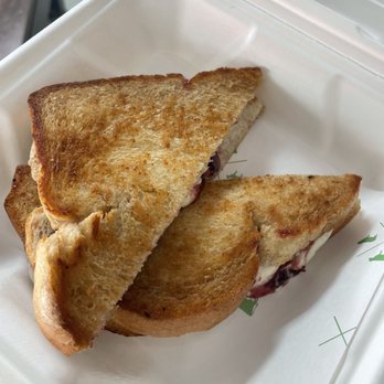 Sweet Freedom Cheese - Our Danish Grilled Cheese was delicious. $6 and a perfect snack for 2 - Cheese Shops Near Me - Bentonville, Arkansas