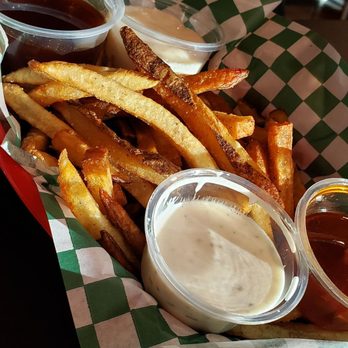 Sticks Tavern - French fries with 2 kinds of dipping sauce - Sports Bars Near Me - Henderson, Nevada Sticks Tavern - French fries with 2 kinds of dipping sauce - Sports Bars Near Me - Henderson, Nevada
