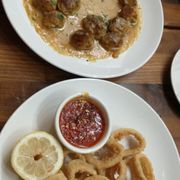 Photo of Pacino's - Chicago, IL, United States. Stuffed clam and calamari