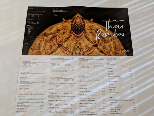 Menu photo 5 Thai Bamboo Vaughan, ON