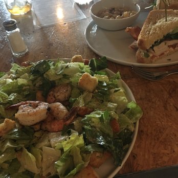 BiGA - Caesar Salad* with Grilled Shrimp and The Biga Club - American Near Me - Prescott, Arizona