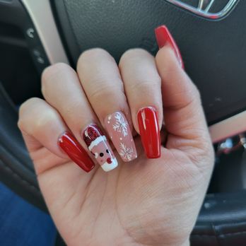 Onyx Nail Lounge - Christmas nails #2 - Nail Salons Near Me - Whittier, California Onyx Nail Lounge - Christmas nails #2 - Nail Salons Near Me - Whittier, California