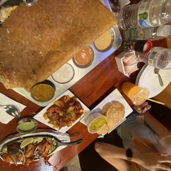 Nala's - Muttai Dosa (Egg Dosa), Mango Lassi, Chicken Tikka, Poori Kilangu - Indian Near Me - Sunset Valley, Texas