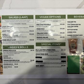 Green Papaya - Menu (as of June 2026) - Thai Near Me - Stockton, California Green Papaya - Menu (as of June 2026) - Thai Near Me - Stockton, California
