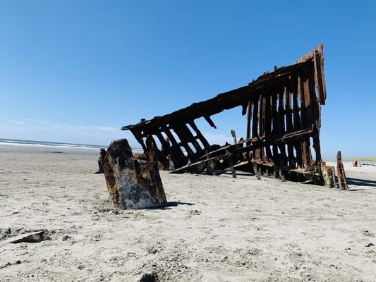 Wreck of the Peter Iredale by null