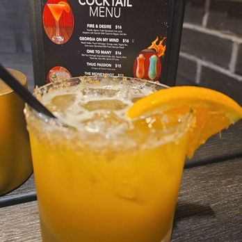 Southern Fire Kitchen - Passion fruit and cognac cocktail - Southern Near Me - Brookhaven, Georgia