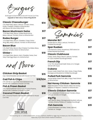 Menu photo 2 The Spar Restaurant & Bar Cathlamet, WA