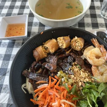 VN Flavor - House special and bowl of chicken broth. - Vietnamese Near Me - Rohnert Park, California VN Flavor - House special and bowl of chicken broth. - Vietnamese Near Me - Rohnert Park, California