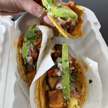 Tacotarian Blue Diamond - Breakfast taco platter - Mexican Near Me - Las Vegas, Nevada