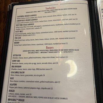 Sutter Pub & Restaurant - Menu - Breakfast & Brunch Near Me - San Francisco, California Sutter Pub & Restaurant - Menu - Breakfast & Brunch Near Me - San Francisco, California