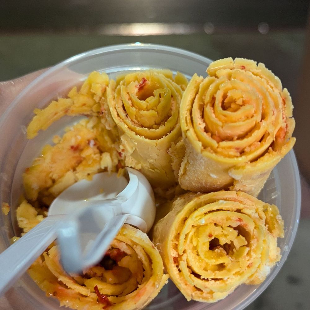 Frost N' Roll - Mango Tango Sherbet $8ish for a cup. - Desserts Near Me - Las Vegas, Nevada Frost N' Roll - Mango Tango Sherbet $8ish for a cup. - Desserts Near Me - Las Vegas, Nevada