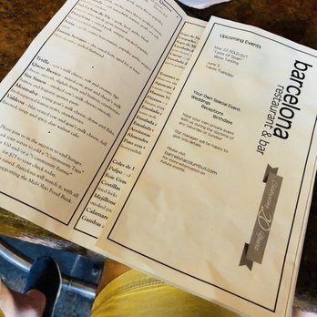 Barcelona - Menu - Spanish Near Me - Columbus, Ohio Barcelona - Menu - Spanish Near Me - Columbus, Ohio