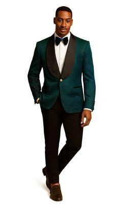 guayabera with bow tie