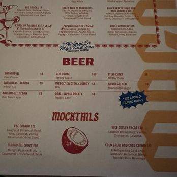 Magna Kainan - Fun cocktail menu - Filipino Near Me - Denver, Colorado Magna Kainan - Fun cocktail menu - Filipino Near Me - Denver, Colorado