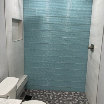Ambar Builders Inc. - Shower with glass tile - General Contractors Near Me - Vista, California Ambar Builders Inc. - Shower with glass tile - General Contractors Near Me - Vista, California
