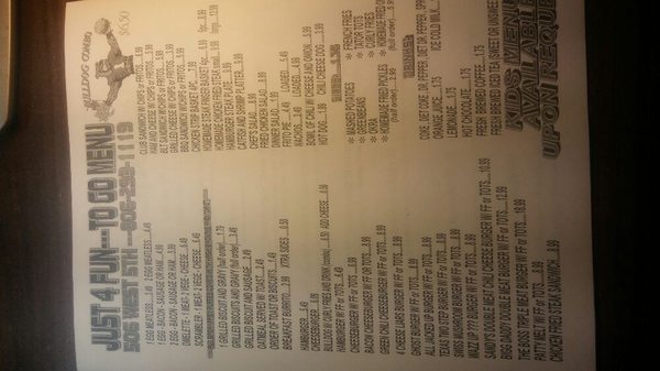 Menu photo 2 Just 4 Fun Plainview, TX