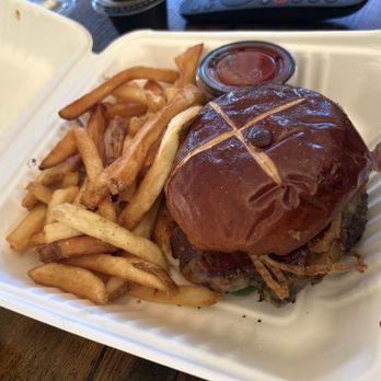 Stanford's - Spicy Cowboy burger - American Near Me - Seattle, Washington Stanford's - Spicy Cowboy burger - American Near Me - Seattle, Washington