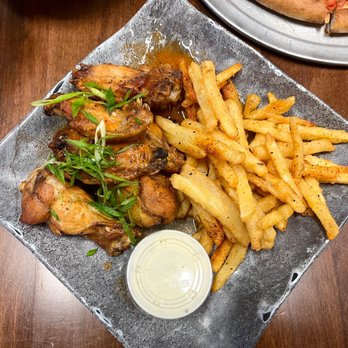 Crying Eagle Brewing - Eagle wings & fries. Ranch dressing costs extra. - Breweries Near Me - Lake Charles, Louisiana Crying Eagle Brewing - Eagle wings & fries. Ranch dressing costs extra. - Breweries Near Me - Lake Charles, Louisiana