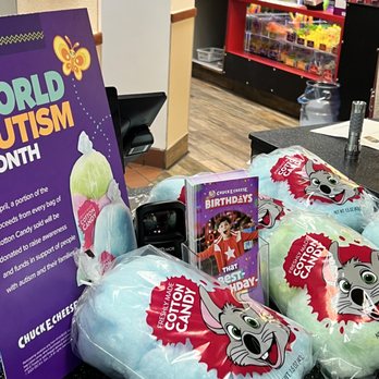 Chuck E. Cheese - world autism month - Pizza Near Me - Knoxville, Tennessee