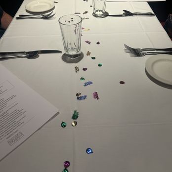 The Capital Grille - We arrived to see birthday confetti on the table! - Steakhouses Near Me - Denver, Colorado The Capital Grille - We arrived to see birthday confetti on the table! - Steakhouses Near Me - Denver, Colorado