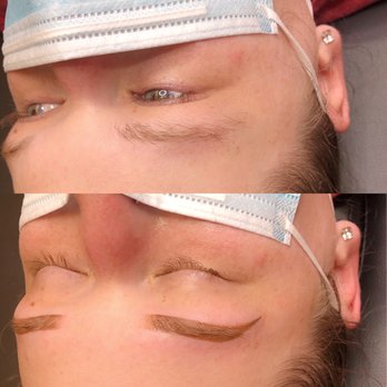 Jaycee - Ombré powder brows - before & after - Permanent Makeup Near Me - Toledo, Ohio