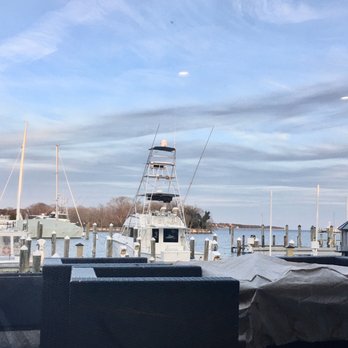The Island Hideaway - Looking out over the dock - Seafood Near Me - Solomons, Maryland