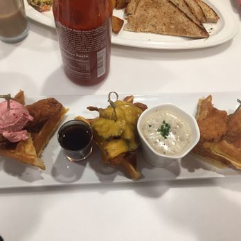 Omelet Bar - Chicken and waffles sliders - Breakfast & Brunch Near Me - Orlando, Florida Omelet Bar - Chicken and waffles sliders - Breakfast & Brunch Near Me - Orlando, Florida
