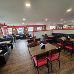 Ted's Fish Fry - Indoor seating.