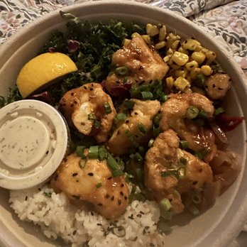 moonbowls - Don't Call it a come bk cauliflower bowl with sesame rice - Korean Near Me - Long Beach, California moonbowls - Don't Call it a come bk cauliflower bowl with sesame rice - Korean Near Me - Long Beach, California