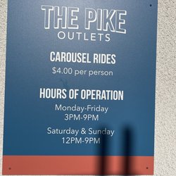 Historic Carousels - Hours and cost as of November 2022