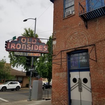 Old Ironsides - a brick building with a sign that says old ironsides - Music Venues Near Me - Sacramento, California