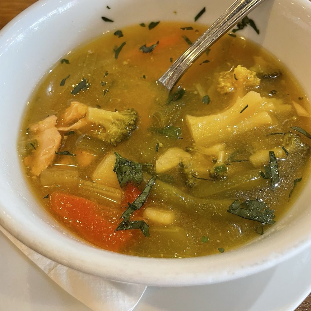 Bonanza Colombian Delights - Already had several spoonful of this soup with chunks of chicken and vegetables. - Colombian Near Me - Hackensack, New Jersey Bonanza Colombian Delights - Already had several spoonful of this soup with chunks of chicken and vegetables. - Colombian Near Me - Hackensack, New Jersey