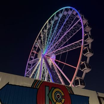 KC Wheel - Nighttime wheel - Amusement Parks Near Me - Kansas City, Missouri KC Wheel - Nighttime wheel - Amusement Parks Near Me - Kansas City, Missouri