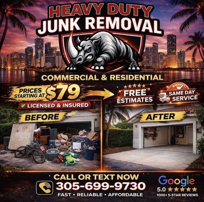Heavy Duty Junk removal on Yelp