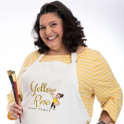 Yellow Rose Paint Party