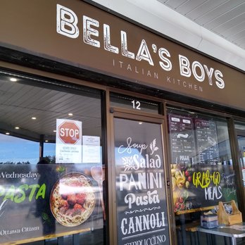 Bella's Boys Italian Kitchen - Front of the restaurant - Italian Near Me - Ottawa, Ontario Bella's Boys Italian Kitchen - Front of the restaurant - Italian Near Me - Ottawa, Ontario