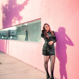 Portraits at The Pink Wall, Los Angeles