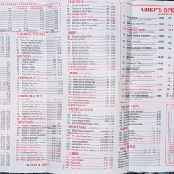 Happy China - Menu