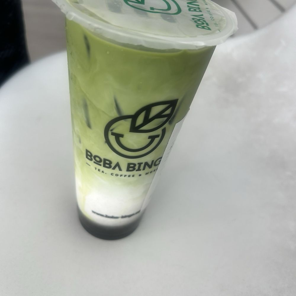 Boba Binge - Sesame Matcha Latte (Seasonal) - Coffee & Tea Near Me - Oakland, California