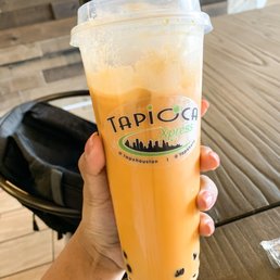 Caramel Thai Tea Float