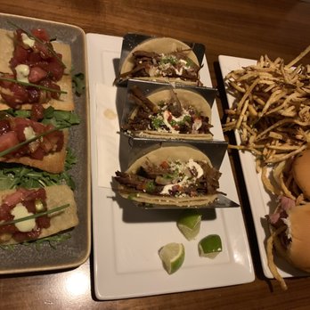 Table 13 - Poke* Crisps, Smoked Beef Brisket Street Tacos, and Prime Rib* Sliders - Tapas/Small Plates Near Me - Spokane, Washington