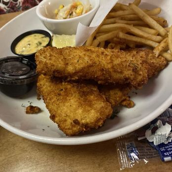 Silver Diner - Panko crusted cod fish and chips - Diners Near Me - Fredericksburg, Virginia