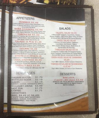 Menu photo 4 Baraka Shawarma Stone Mountain, GA