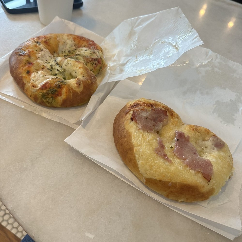 BKeDSHoP - Mozzarella & Pesto and Ham & Cheese Pretzels - Donuts Near Me - Charleston, South Carolina BKeDSHoP - Mozzarella & Pesto and Ham & Cheese Pretzels - Donuts Near Me - Charleston, South Carolina